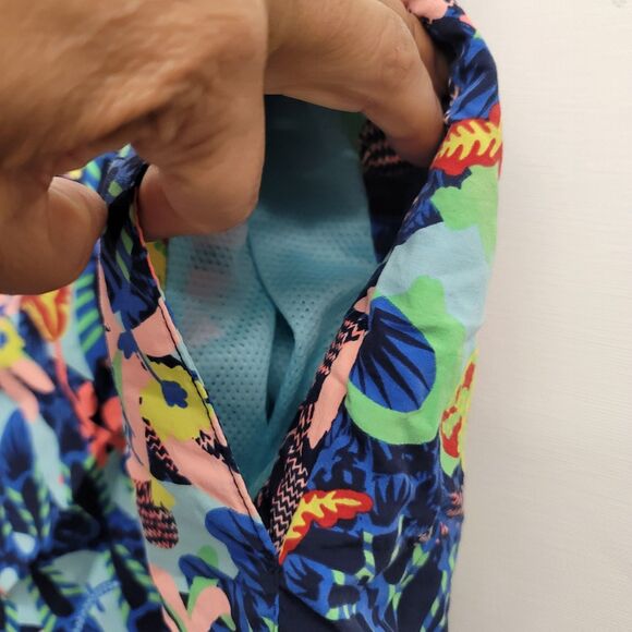 Nike Electric Men's Size XL Floral Icon 7" Swim Shorts Blue Green - Picture 4 of 13